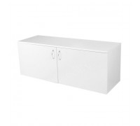 CBDO Эконом-тумба с двумя дверками с ручками, 1200х400х455Н мм, ЛДСП, цвет белый