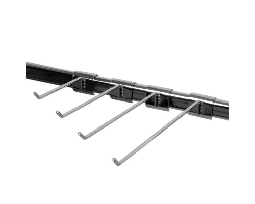 H001-150/5 Крючок на овальную трубу, L=150мм, d=5мм, хром