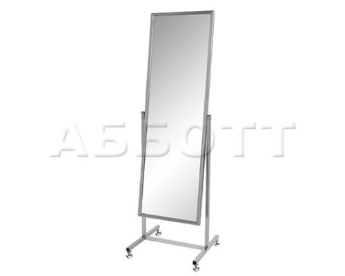AST-03* (2 эл. рама - чёрный муар) Зеркало напольное, 555x505x1795Hмм, полотно 1440х440мм