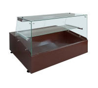 Настольная холодильная витрина ГНОМ 2 прямое стекло 1250х740х650мм