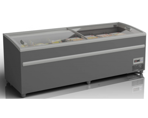 Ларь-бонета Aura 200 НТ/СТ (RAL 7037) с корзинами
