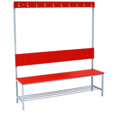 Скамья гардеробная с вешалкой и полкой под обувь 2000 ЛДСП