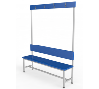 Скамья гардеробная с вешалкой С-1500 ЛДСП