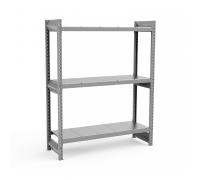 Стеллаж грузовой СГР оцинкованный 1500х1800х800 3 яруса