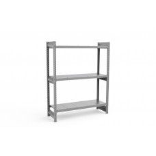Стеллаж грузовой СГР оцинкованный 1500х900х600 3 яруса
