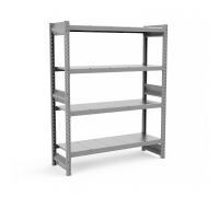 Стеллаж грузовой СГР оцинкованный 2000х1500х800 4 яруса