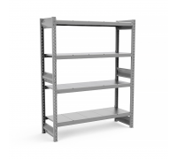 Стеллаж грузовой СГР оцинкованный 2000х1800х800 4 яруса