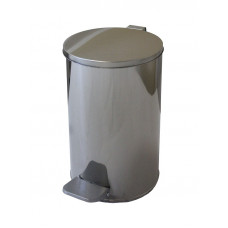 Урна с педалью 10 литров хром