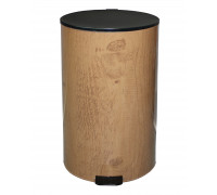 Урна с педалью 40 литров бук
