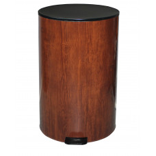 Урна с педалью 40 литров вишня