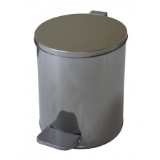 Урна с педалью 7 литров хром