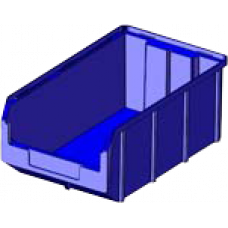 V-3 9,4 литр, синий, Пластиковый ящик