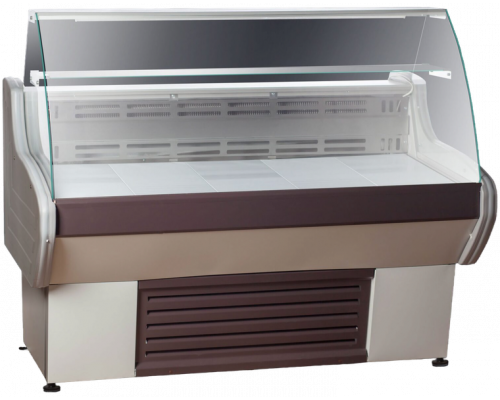 Витрина Иней-5 УН-1540 универсальная, нержавеющая столешница