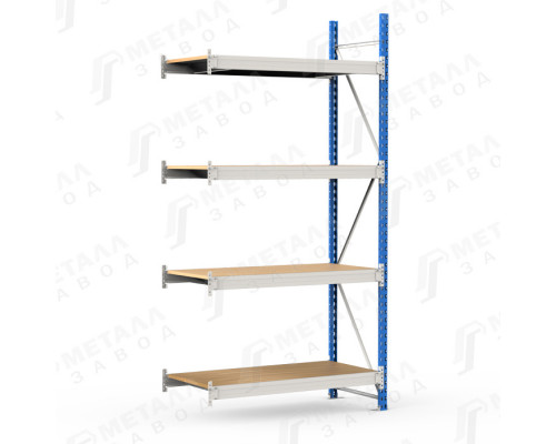 SGR-V-ДСП 1584-2.5 ДС стеллаж до 500 кг на ярус ДСП полка