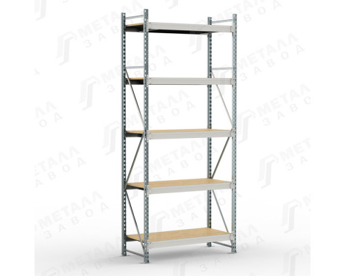 SGR-V-ДСП 1585-3.0 стеллаж до 500 кг на ярус ДСП полка
