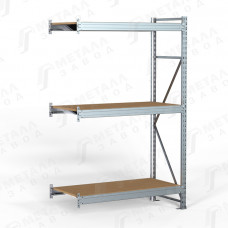 SGR-V-Zn-ДСП 1563-2.0 ДС стеллаж оцинкованный до 500 кг на ярус ДСП полка