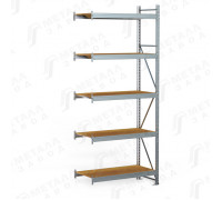 SGR-V-Zn-ДСП 1585-3.0 ДС стеллаж оцинкованный до 500 кг на ярус ДСП полка