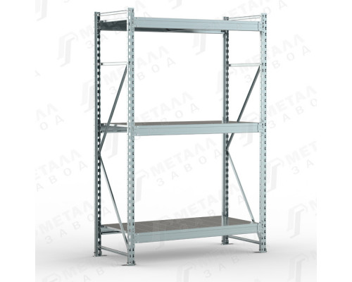 SGR-V-Zn Стеллаж 1563-2,0 оцинкованный до 500 кг на ярус