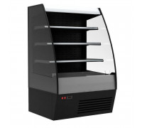 Холодильная горка гастрономическая Carboma F16-08 VM 1,3-2 0020 стеклопакет (Carboma 1600/875 ВХСп-1,3, цвет по схеме, фронт стандартный цвет)