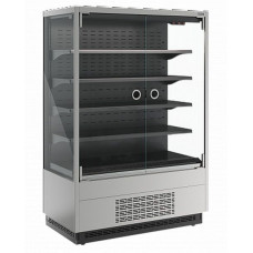 Холодильная горка гастрономическая Carboma FC 20-07 VM 1,0-1 Light фронт Х0 версия 2.0 (9006-9005)