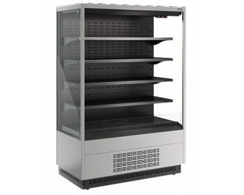 Холодильная горка гастрономическая Carboma FC20-07 VM 1,0-2 версия 2.0 ночная шторка (9006-9005)