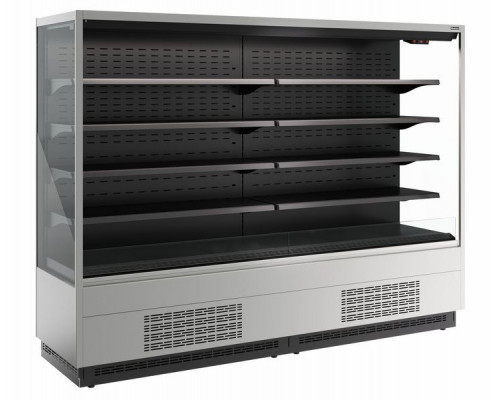 Холодильная горка гастрономическая Carboma FC20-07 VM 2,5-2 версия 2.0 (9006-9005)