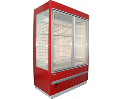 Холодильная горка мясная Carboma FC20-07 VV 0,6-1 Standart (фронт X5) (9006-9005 цвет серо-черный)