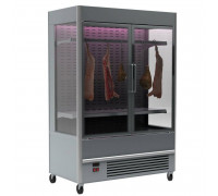 Холодильная горка мясная Carboma FC20-07 VV 1,3-3 X7 (распашные двери структурный стеклопакет) (цвет по схеме стандарт)