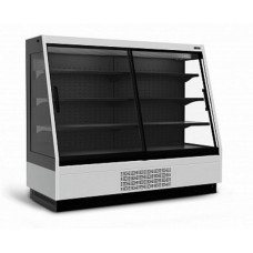 Холодильная горка универсальная Carboma F16-08 VV 1,9-1 Standart фронт X1 версия 2.0 (9006-9005)