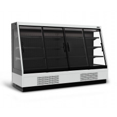 Холодильная горка универсальная Carboma F16-08 VV 2,5-1 Standart фронт X1 версия 2.0 (9006-9005)