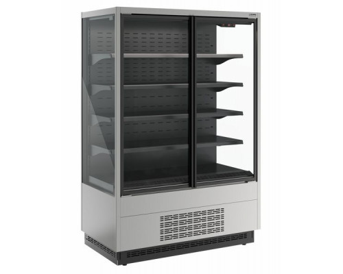 Холодильная горка универсальная Carboma FC20-07 VV 1,3-1 Standart фронт X1 версия 2.0 (0430)