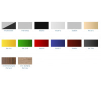 Холодильная горка универсальная Carboma FC20-07 VV 2,5-1 0300 Standart фронт X1 бок металл версия 2.0 (9006-9005)