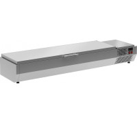 Холодильная витрина для ингредиентов Carboma A40 SM 2,1 с крышкой 0430