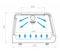 Витрина для суши Carboma AC38 SM 1,0-1 Sushi