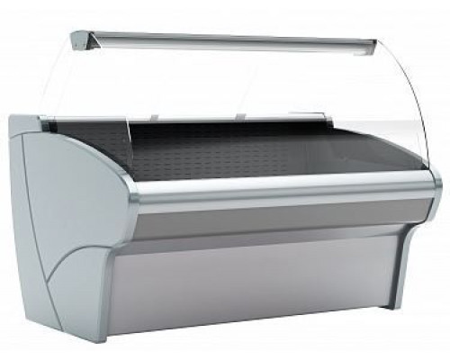 Витрина холодильная Carboma G110 SM 1,25-1 с боковинами (ВХС-1,25ш Carboma G110), 9006