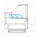 Витрина холодильная Carboma GC110 SM 1,25-1 версия 2.0 без боковин, 9006-0430
