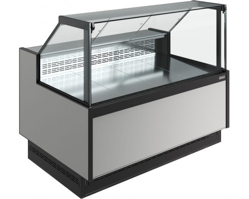 Витрина холодильная Carboma GC110 SM 1,25-1 версия 2.0 без боковин, 9006-0430