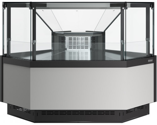Витрина холодильная Carboma GC110 VM 5-1 версия 2.0 без боковин, 9006-0430, внеш.угол