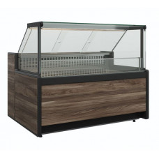 Витрина холодильная Carboma GC111 SM 1,5-1 (1008 Темный дуб)