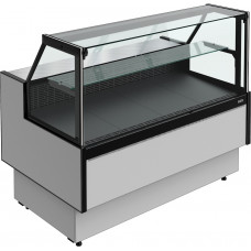 Витрина холодильная Carboma GC85 VM 1,5-1 с боковинами, 9006-9005