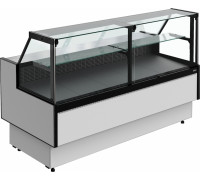 Витрина холодильная Carboma GC95 SM 1,8-1 версия 2.0 с боковинами, 9006-9005