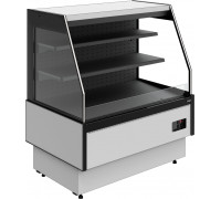 Витрина холодильная Carboma GC95 VM 1,25-2 версия 2.0 горка, без боковин, цвет по схеме стандарт
