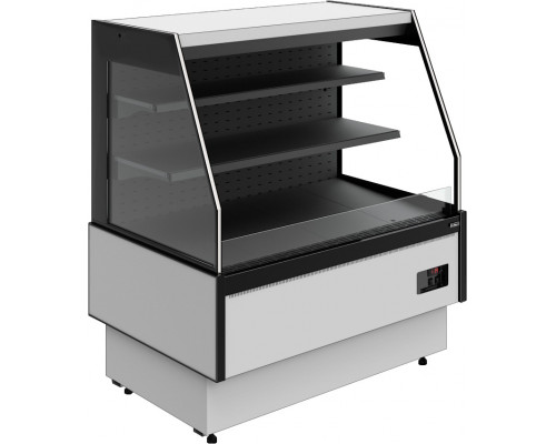 Витрина холодильная Carboma GC95 VM 1,25-2 версия 2.0 горка, без боковин, цвет по схеме стандарт