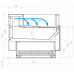 Витрина холодильная открытая Carboma GC110 SM 0,94-2 версия 2.0 без боковин, цвет по схеме стандарт