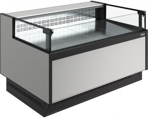 Витрина холодильная открытая Carboma GC110 SM 1,25-2 версия 2.0 без боковин, цвет по схеме стандарт