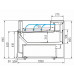 Витрина холодильная открытая Carboma GC111 SM 0,94-2 (1010 Мариель)
