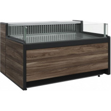 Витрина холодильная открытая Carboma GC111 SM 2,0-2 (1008 Темный дуб)