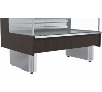 Витрина холодильная открытая с выносным агрегатом Carboma GC110 VM 2,0-2-1 (ВХСо-2,0 Carboma GC110 (динамика, без боковин, 1005 венге)