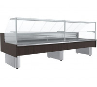 Витрина холодильная с выносным агрегатом Carboma GC110 SM 2,0-1-1(ВХС-2,0 Carboma GC110) (без боковин 1005 венге)