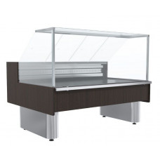 Витрина холодильная с выносным агрегатом Carboma GC110 VM 0,94-1-1 (ВХС-0,94 Carboma GC110 без боковин, 1005 венге)